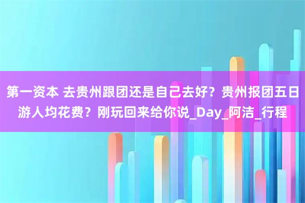 第一资本 去贵州跟团还是自己去好?贵州报团五日游人均花费?刚玩回来给你说_Day_阿洁_行程