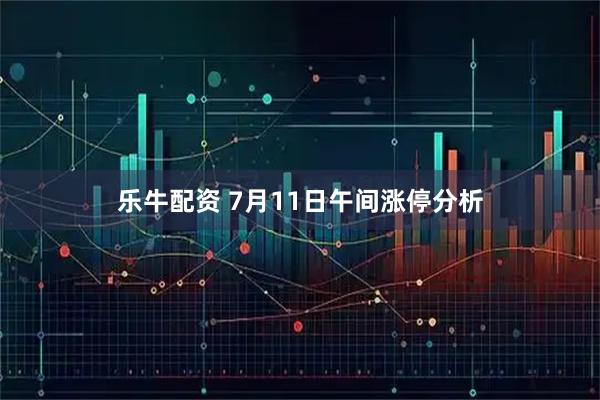 乐牛配资 7月11日午间涨停分析